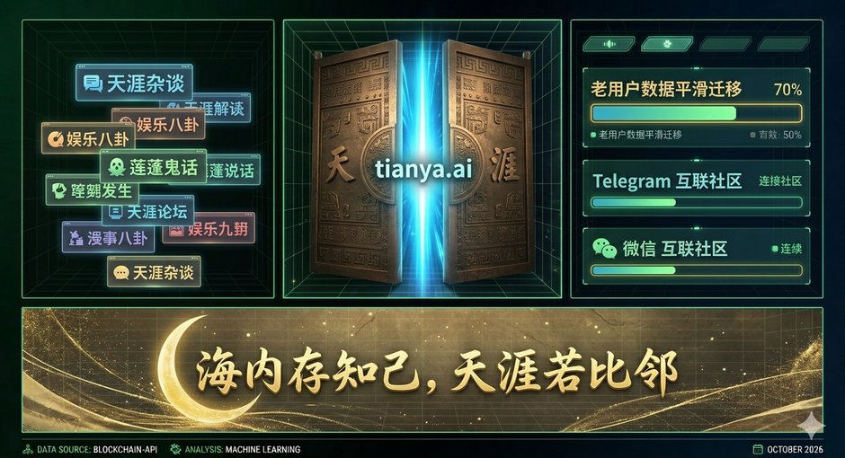 王者归来！天涯社区启用全新域名正式回归，一代人的青春如何重构数字资产主权？